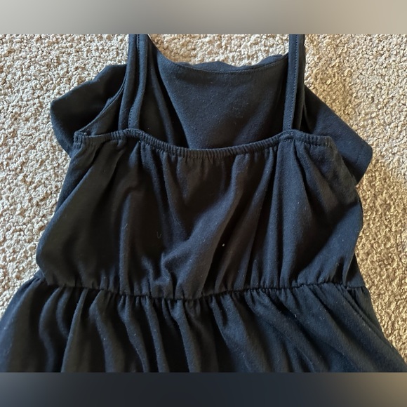 The Children’s Place Girls Fit & Flare Black Summer Ruffle Flounce Hi-Low Dress - Picture 12 of 16